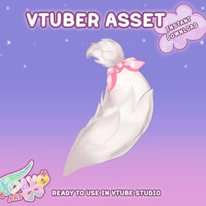 Vtuber Asset / cute fluffy tail