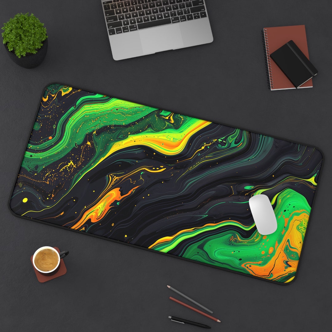 Toxic Waste Desk Mat Personalized Desk Mat Custom Mouse Pad ...
