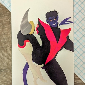 Nightcrawler Postcard Print