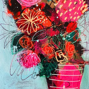 Ambachtelijke wenskaarten, handgemaakt door mij.  Elke kaart is uniek geproduceerd als kunstwerk door middel van schilderen en collages. Geen twee zijn hetzelfde.