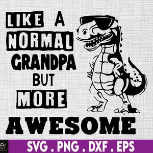 Papasaurus personnalisé comme un grand-père normal mais plus génial Svg, fête des pères, papa Svg, papa vie Svg, fête des papas, paternité