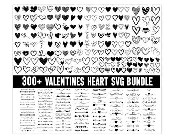 Heart Svg Bundle, Heart Svg, Heart Text Dividers SVG, Hand Drawn Heart svg, Open Heart Svg, Doodle Heart Svg, Sketch Heart Svg,Valentine Svg