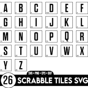 Scrabble Tiles Font svg, crabble Svg Png Bundle,Scrabble Tiles Cut Files, Scrabble Tiles Clipart, Letras Família Sinal Svg