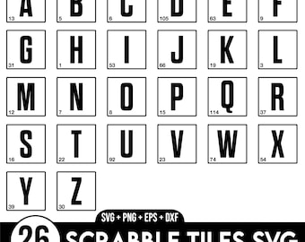 Scrabble Tiles Font svg, crabble Svg Png Bundle,Scrabble Tiles Cut Files, Scrabble Tiles Clipart, Letters Family Sign Svg
