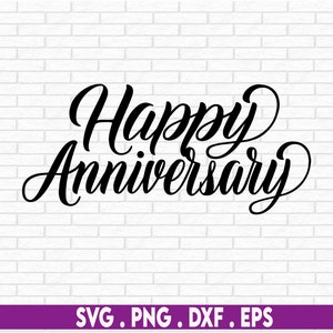 Felice anniversario in formato SVG, anniversario Cake Topper in formato SVG, Cake Topper in formato SVG, Wedding Cake Topper in formato SVG, Cake Toppers in formato SVG, anniversario in formato SVG, dxf, png