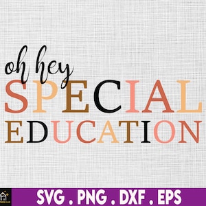 Special Education Teacher Svg, Inspirational SPED Teachers Autism Digital PNG