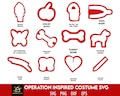 Operation Costume Svg, Operation SVG, Halloween Operation Pieces SVG, Operation Pieces PNG, Operation Pieces, Halloween Costume Svg