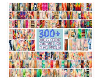 Watercolor Bookmarks Png bundle, Bookmark Sublimation Bundle, 3D Flowers Bookmark, Cute Dog Bookmark, Bookmark Sublimation Designs