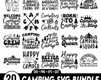 Camping SVG Bundle, Camping SVG Design, Camping Life svg, Happy Camper svg, Camping Shirt svg, Hiking svg, SvgCraftor, Svg bundle, Svg file