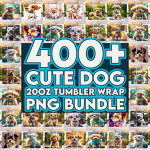 Dog Tumbler Wrap Bundle, 20 oz Dog Sublimation Designs, Beagle Dog Tumbler, Dog Bundle Png Tumbler Wrap 20 oz Skinny Sublimation Bundle