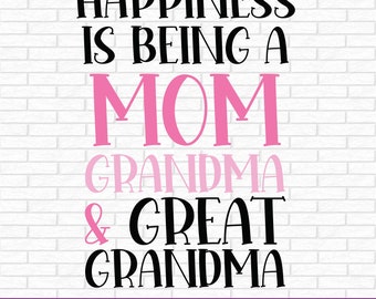 Grandma SVG, Grandmother svg, grandma split name frame svg, granny svg, grandma cut file, Mother's Day SVG, cricut silhouette svg cut file
