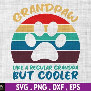 Tshirt grand-père, tee-shirt, grand-père chien, grand-père chat, cadeau pour grand-père