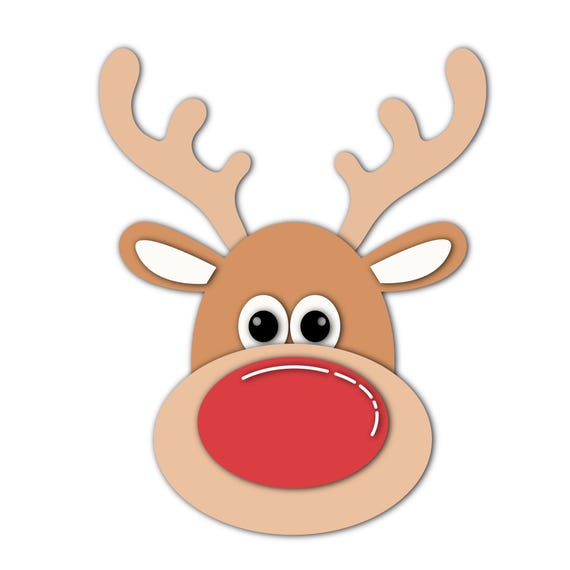 Rudolph Clipart Face