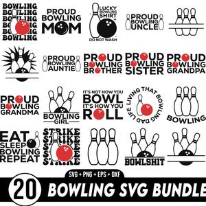 Bowling SVG Bundle, Bowling Kugel SVG, Bowling Bowling Frau SVG, Bowling Cutfile, Bowling Vektor, Bowling Ball Illustration