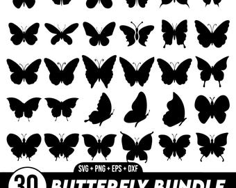 Butterfly SVG, Butterfly Svg Bundle, Layered Butterfly Svg Cut files, Butterfly Files for Cricut, Butterfly Clipart, Butterflies Svg Digital