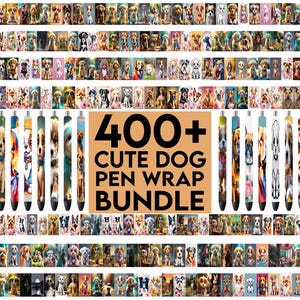 Dog Lover Pen Wraps Bundle, Pen Wrap Bundle, Pen Wrap Sublimation Designs, Epoxy Pen Wraps, Pen Waterslide Designs, Dog Pen Sublimation