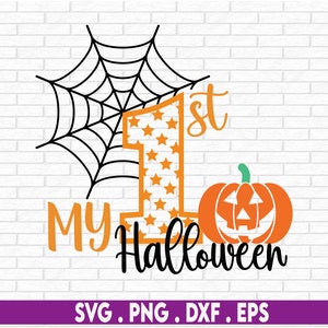 Mein 1. Halloween-Svg, mein erstes Halloween-Svg, mein 1. Halloween-Png, mein 1. Halloween-Svg, Baby-Halloween-Svg, Halloween-Baby-Svg