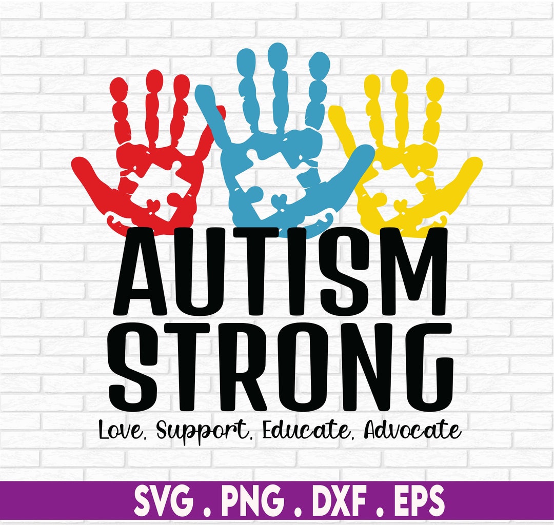 Autism Strong - SVG PNG - Etsy