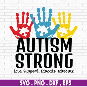 Autismo Fuerte - SVG PNG