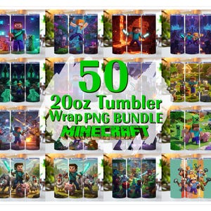 Game Characters Tumbler Wrap Png Bundle, Cartoon Characters 20oz Tumbler Design Png, Game 20 oz Skinny Tumbler Png, Cartoon Characters Wrap