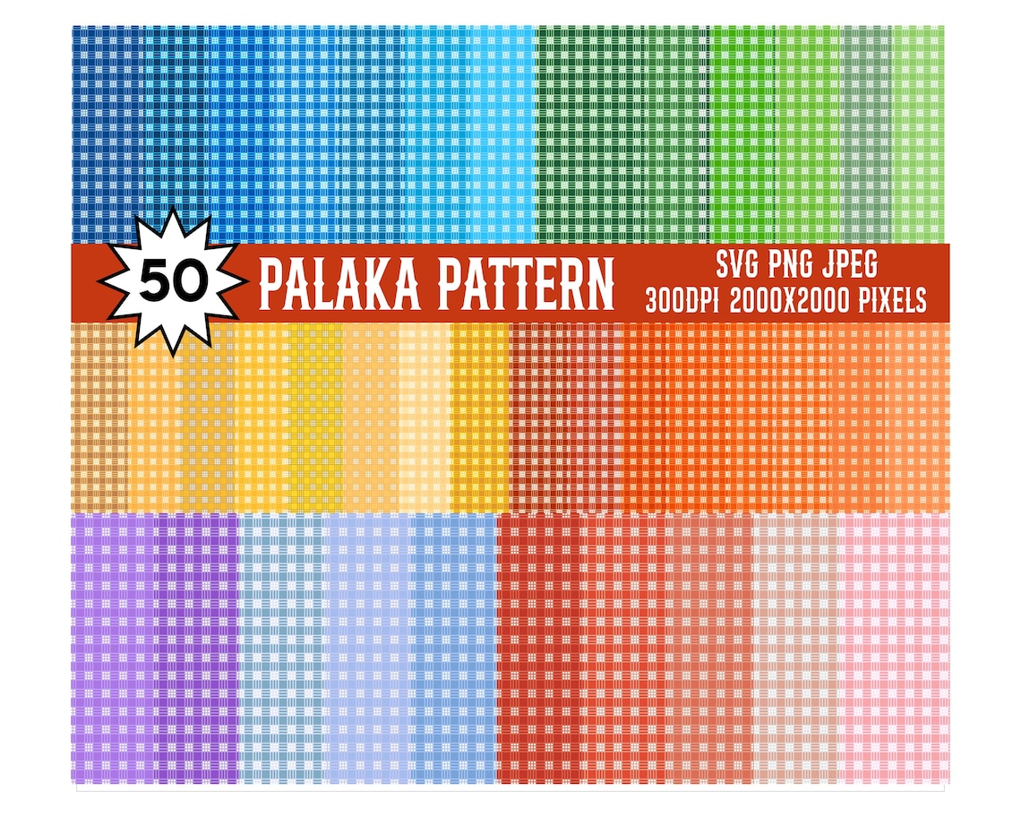 Palaka Pattern Line 50 Palaka Seamless Pattern Bundle, Palaka Pattern, Palaka Pattern ...