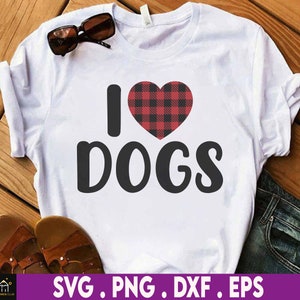 Puppy Love SVG, Love dogs, SVG file for cutting machine, Printable file, 5 varieties Svg, Png, Pdf, Jpeg and Dxf, Silhouette and Cricut