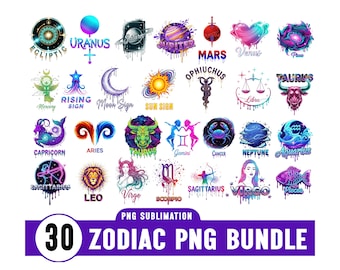 星座 PNG バンドル、アニメーション星座 PNG、星占い PNG、星座昇華デザイン、星占い PNG、星占いバンドル PNG