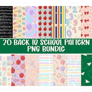 Back to School Digital Papers, Back to School digital Patterns, BACK TO SCHOOL, School Education, printable pattern, School Backgrounds