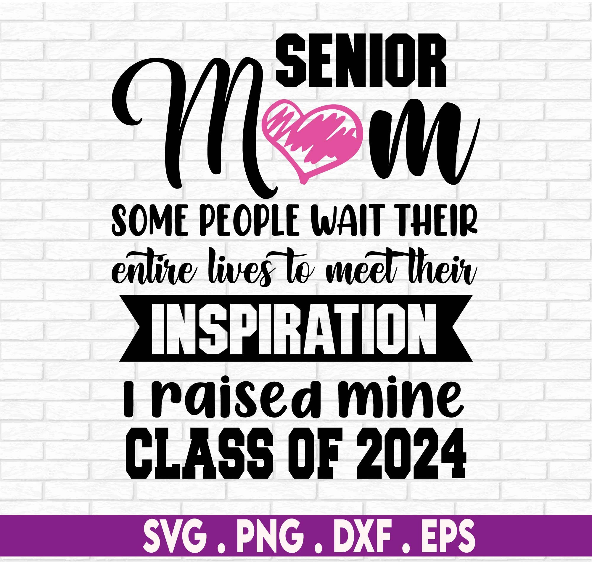 Senior Mom 2024 SVG | 2024 Senior Mom Shirt Design SVG | 2024 ...