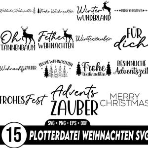 Weihnachten Plotterdatei Svg, kerstplotterbestand Svg-bundel, kersthuizen, Weihnachten Svg, Plotterdatei weihnachten Svg