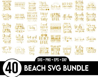 Summer SVG Bundle, Summer Svg, Summer Design for Shirts, Summer Quotes, Hello Summer, Summer Vibes Svg, Summer Cut Files