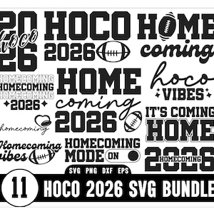 Paquete SVG de Hoco 2026, Hoco Png, Regreso a casa, Fútbol de escuela secundaria SVG, Camiseta de regreso a casa SVG, Fútbol SVG, Regreso a casa de la escuela SVG