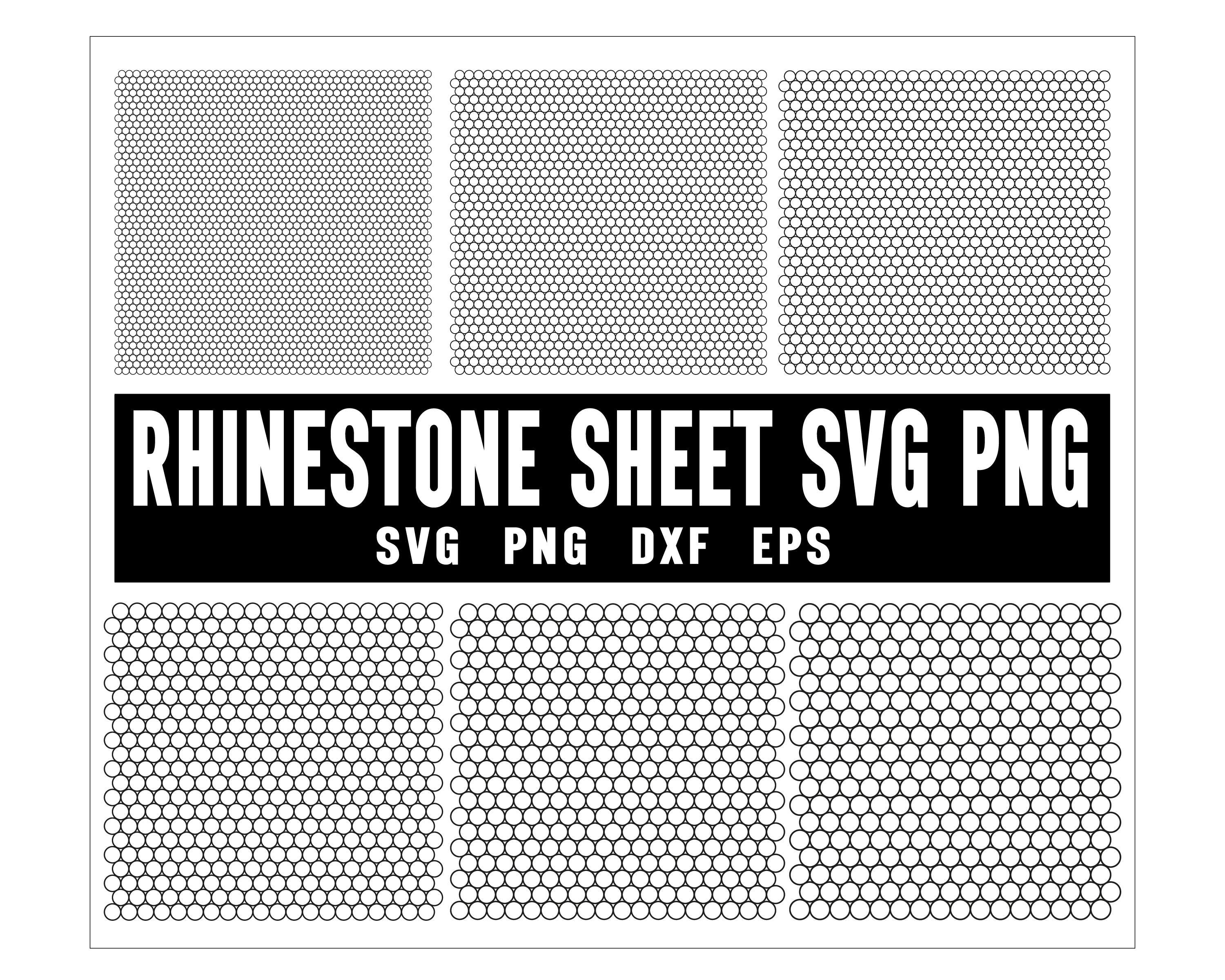 Rhinestone Sheet Blank Svg, Rhinestone Sheet Blank 12x12, BUNDLE ...