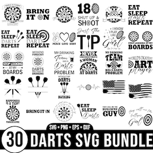 Darts SVG Bundle, Dart Spieler SVG, Dart Board Design, lustiges Dart Shirt SVG, Dart Shirt SVG, Dart Zitate SVG, Dart Zitate Png, Dart Silhouette