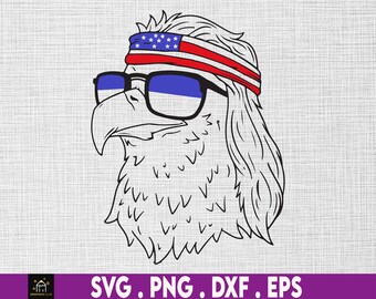 American Eagle SVG PNG, Eagle Svg, Cute Eagle Svg, American Flag svg, SVG Files for Cricut, Commercial Use, Instant Digital Download