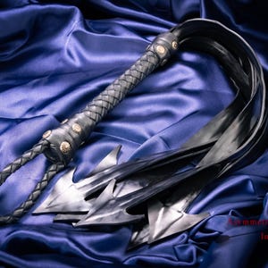 Nine Tails Latex Rubber Flogger