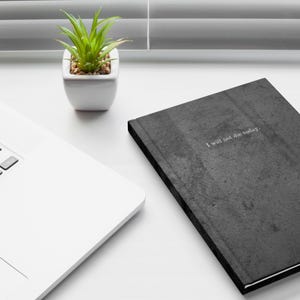 Book Club Journal Hardcover Spiral Notebook Charcoal Reading Tracker Lover Mental Health Notes Fantasy Reader Gift Idea Present image 8