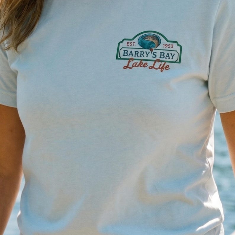 Barry's Bay Lake Life Tee Shirt Every Summer After Fishing British Columbia Outdoor Adventure Apparel Camping T Shirt Casual Retro Travel image 12