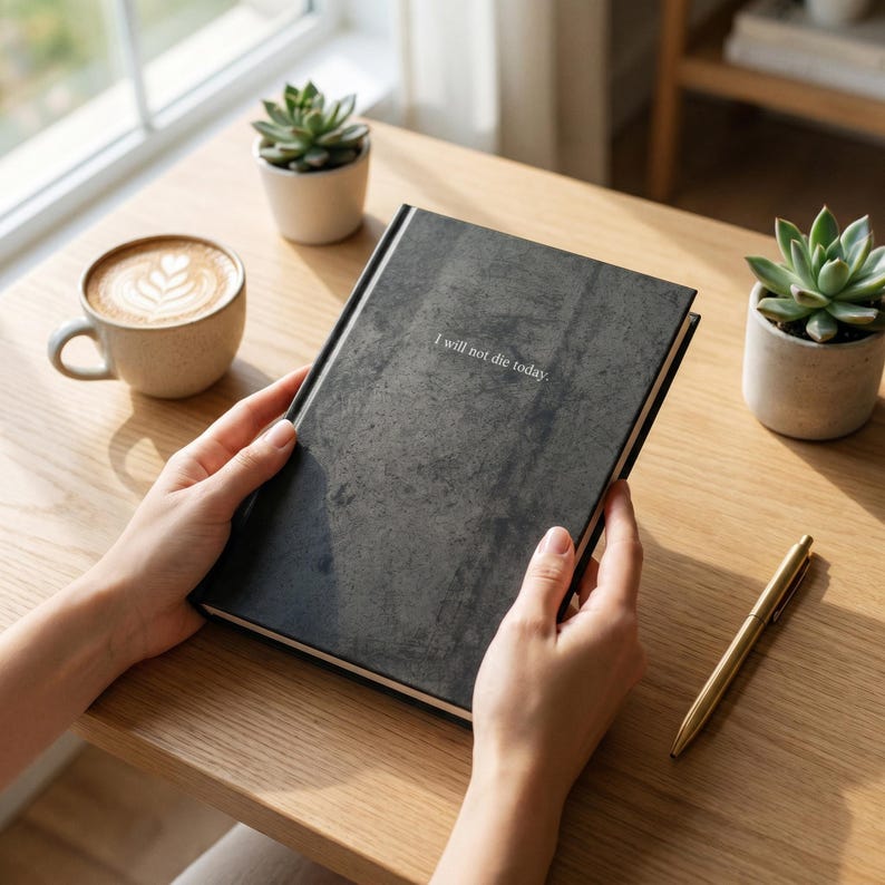 Reading Tracker Book Lover Journal Hardcover Spiral Notebook Charcoal Book Club Notes Mental Health Writing Companion Fantasy Reader Gift Motivational Quote Design Daily Journal Essential Literary Present Portable Size Durable Construction Fourth Wing