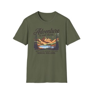 Funny Hiking Shirt Camping Humor Graphic Tee Mountain Landscape Retro Nature Vintage Design Sarcastic Outdoor Adventure Apparel Gifts Hikers image 8