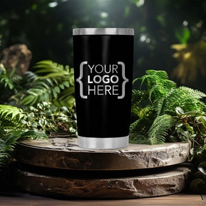 Personalized 20 oz Tumbler, Laser Engraved Travel Mug, Insulated Stainless steel, Business Logo Coffee, Wholesale Branded Cooperate Gifts