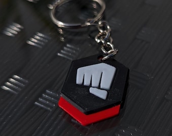 Valorant Riot Gun Buddy Keychain | Gaming Keychain – Gift & Fan Merchandise for Valorant Players