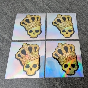 CS2 / CS:GO Crown Holo Sticker | High-Quality Gaming Decal – Gamer & eSports Fan Gift