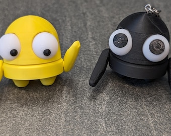Semibot Keychain (Inspired by the Game REPO) – Moveable Arms, Custom Eyes