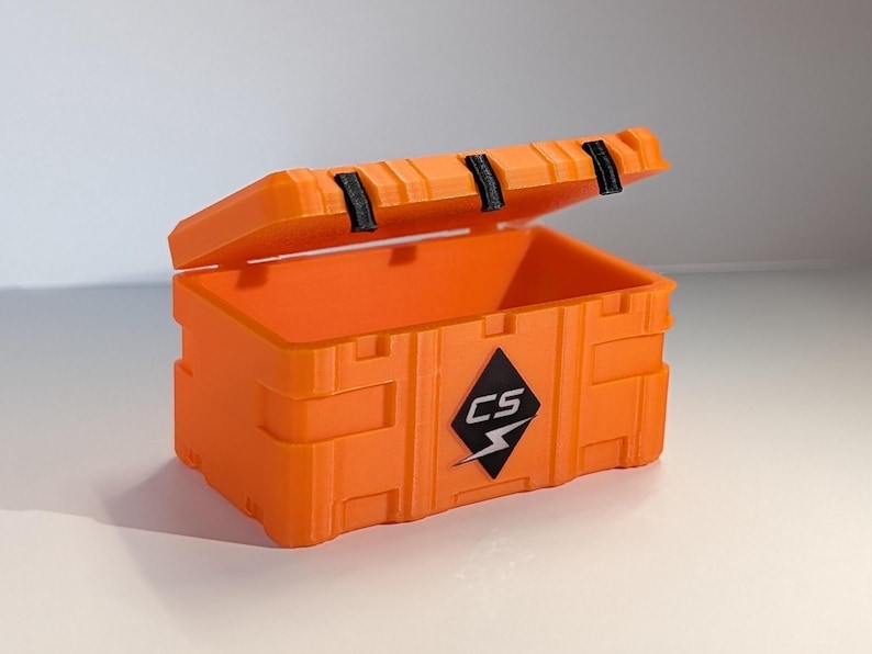 CS2 / CS:GO Loot Crate With Hinged Lid | 3D Printed Gaming Box – Gamer ...