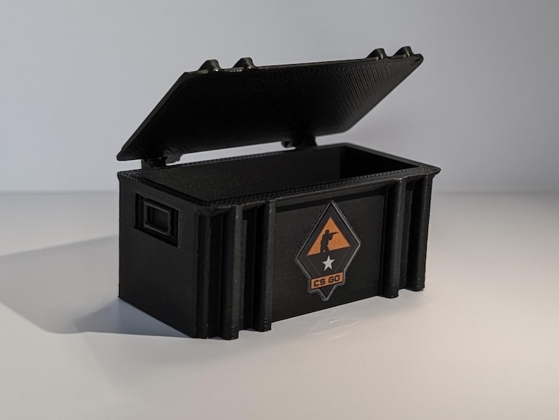 CS2 / CS:GO Loot Crate With Hinged Lid | 3D Printed Gaming Box – Gamer ...