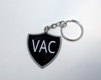 VAC Ban Keychain – 3D Printed PLA Gaming Meme Accessory for CSGO & CS2 Fans