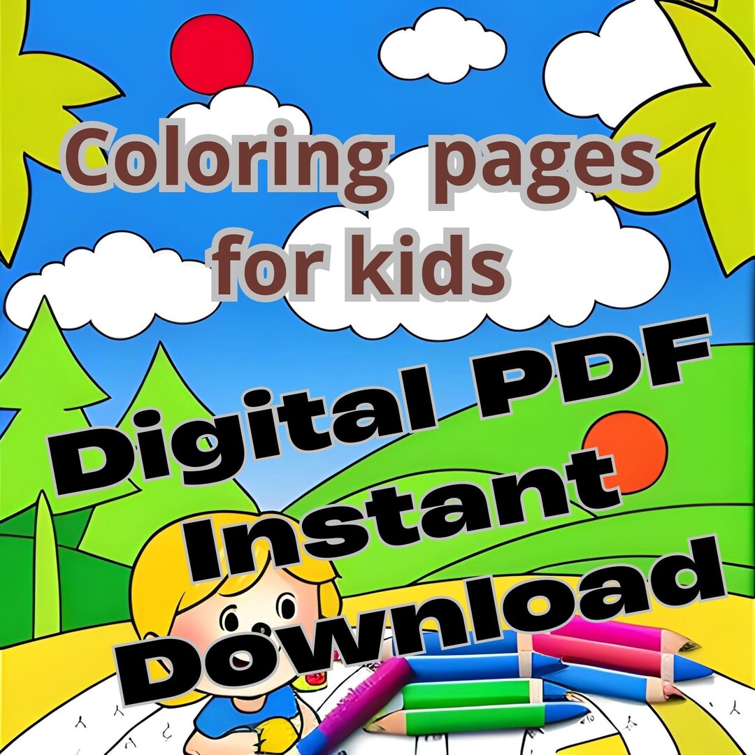 Printable Animal Coloring Books for Kids Fun and Educational - Etsy