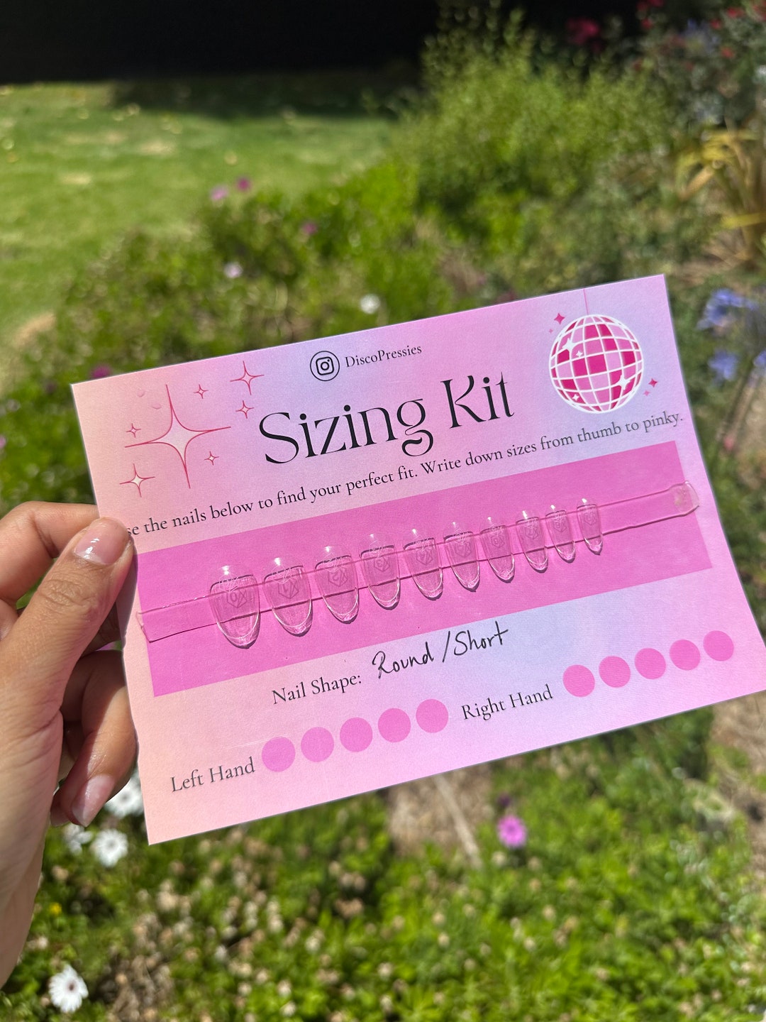 Sizing Kit - Etsy