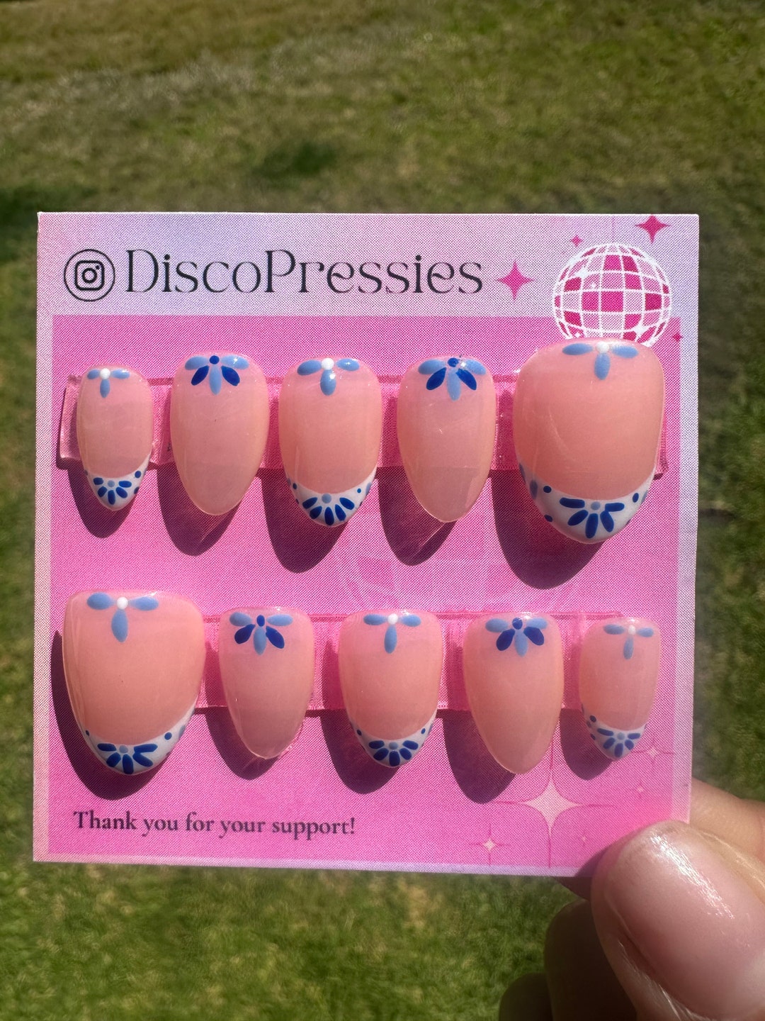 Clase Azul Inspired Nails press on Nails Made to Order Etsy